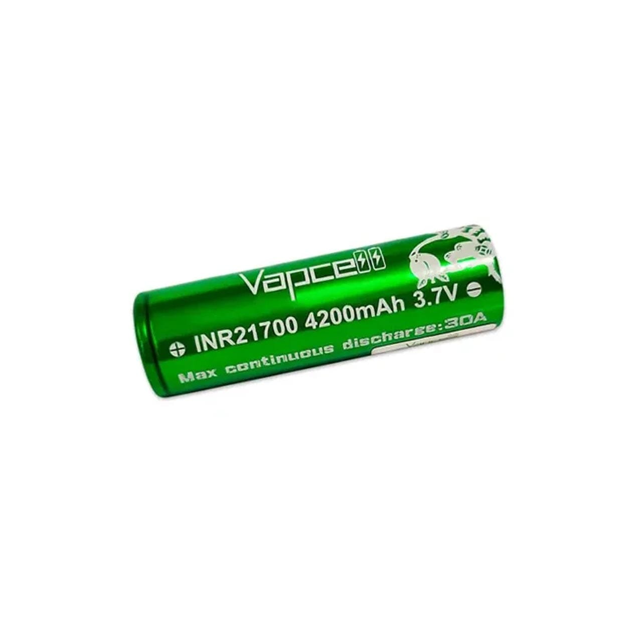 Vapcell P42A 21700 4200mAh battery On Its Side