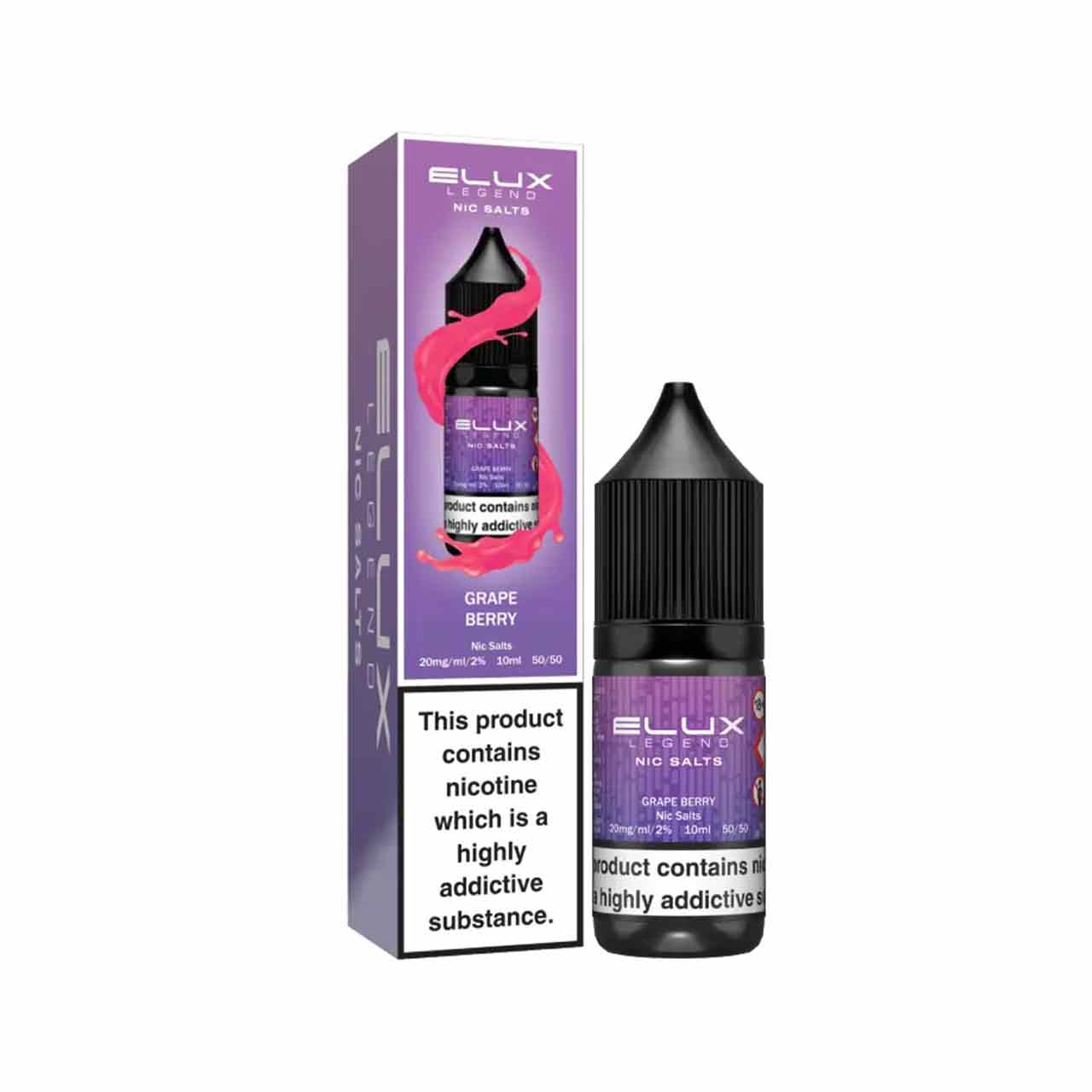 Elux Legend Nic Salts Grape Berry
