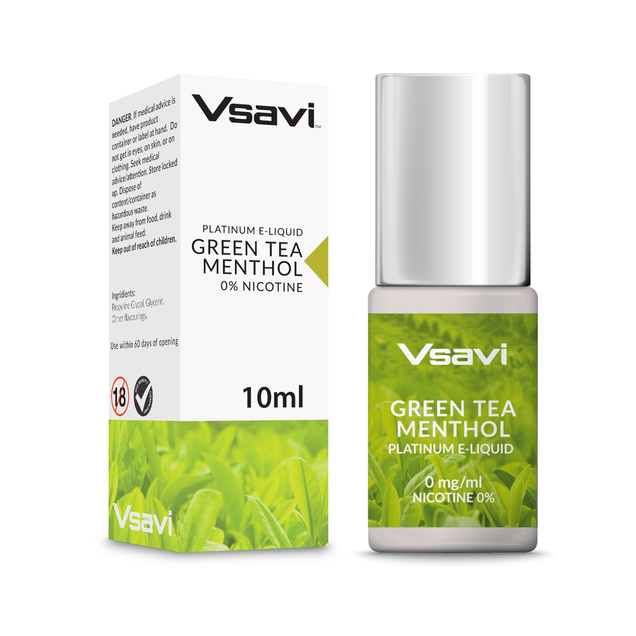 VSAVI Platinum E-Liquid 10ml Green Tea Menthol