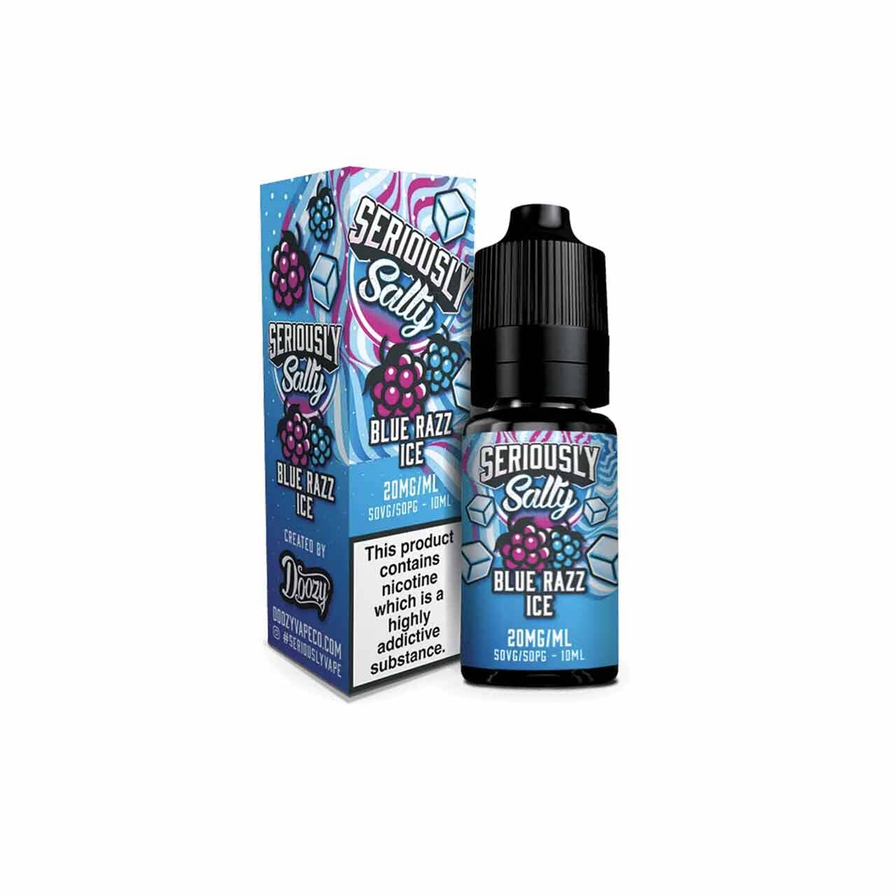 Doozy Vape Nic Salt blue razz ice