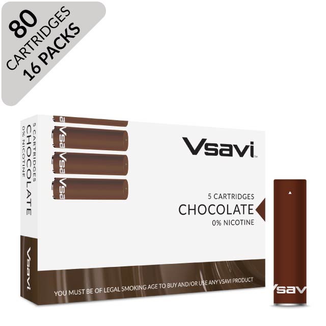vsavi classic cartridges 80 pack chocolate