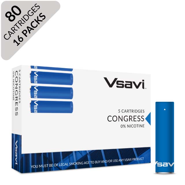 vsavi classic cartridges 80 pack congress tobacco