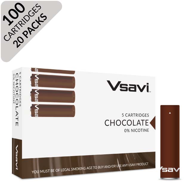 vsavi classic cartridges 100 pack chocolate