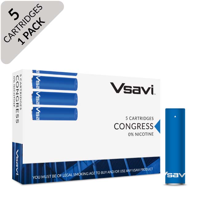 Vsavi Classic Catridges 5-pack congress tobacco