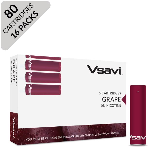 vsavi classic cartridges 80 pack grape