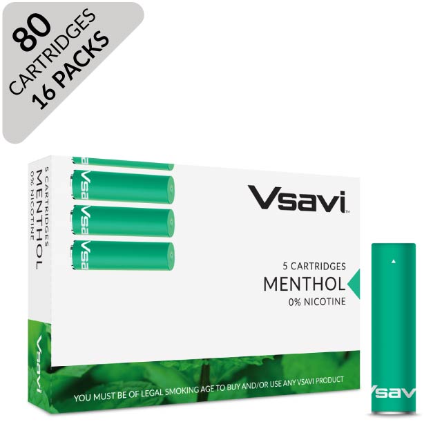 vsavi classic cartridges 80 pack menthol