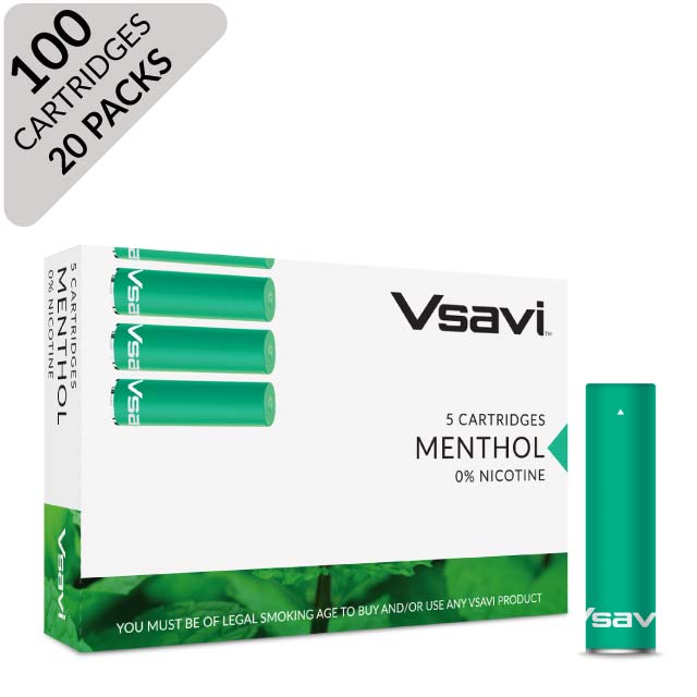 vsavi classic cartridges 100 pack menthol