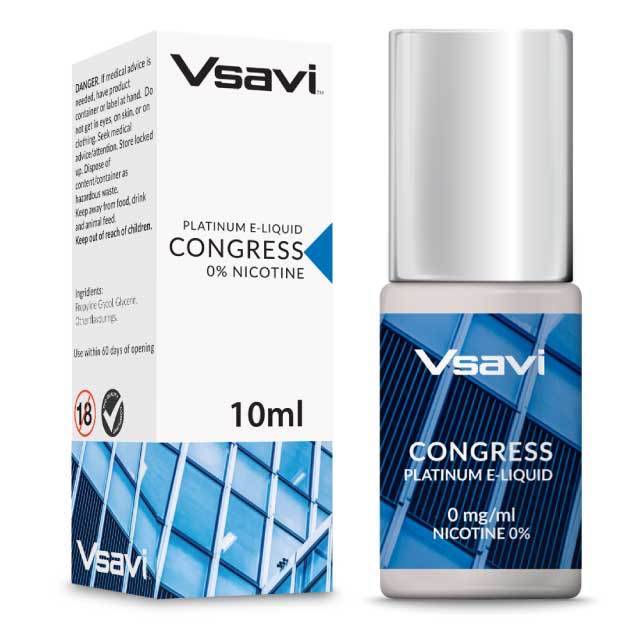 VSAVI Platinum E-Liquid 10ml Congress Tobacco