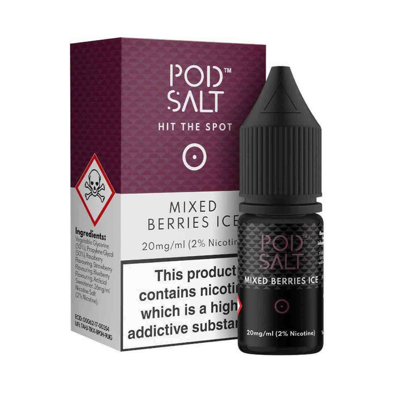 pod salt mixed berries ice