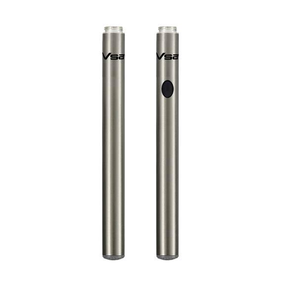 VSAVI Classic Standard CBD Vape oil pen Batteries. Manual or Automatic in silver