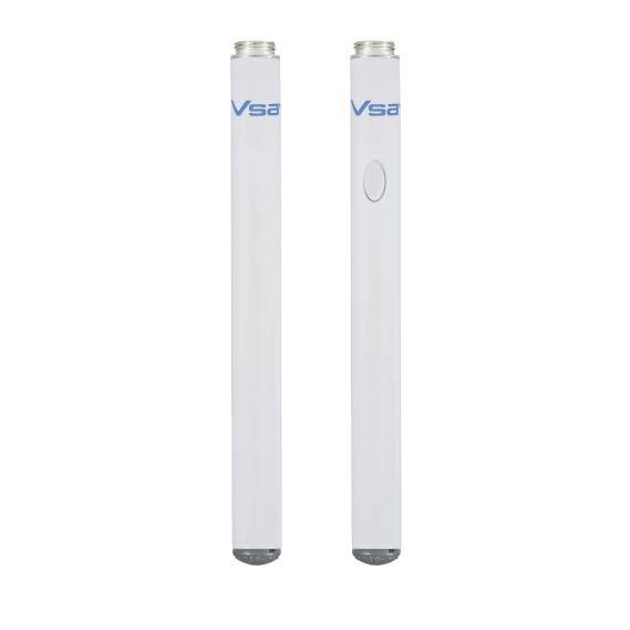 Vape pen Battery. Manual and Automatic in white