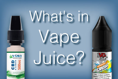 What’s in Vape Juice?