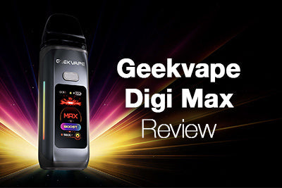Geekvape Digi max grey device decorative background