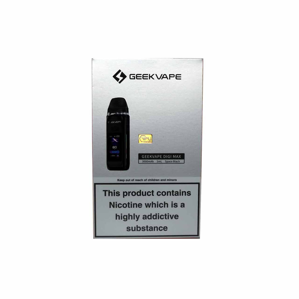 
                  
                    Geek Vape Digi Max Space Black product and packaging on a white background
                  
                