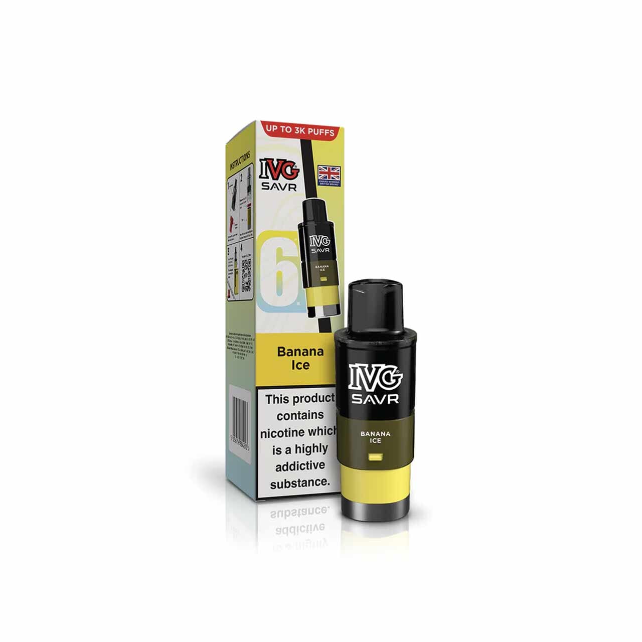 IVG SAVR Refill Pod Banana Ice Flavour