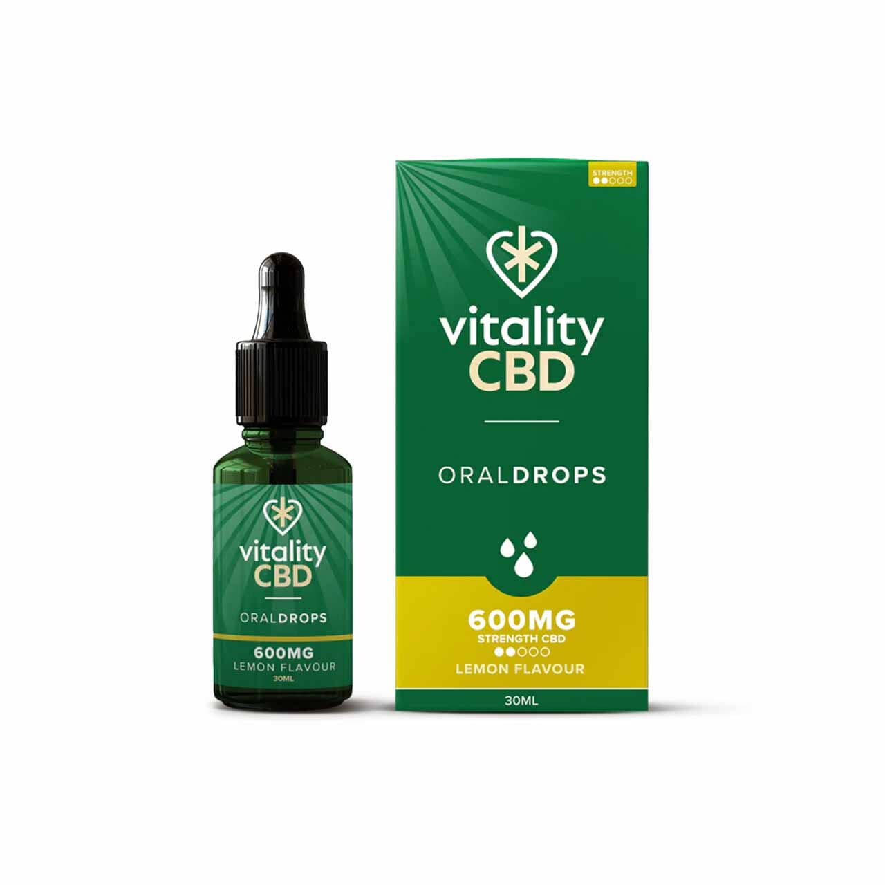 Vitality CBD Oil Drops – 600mg