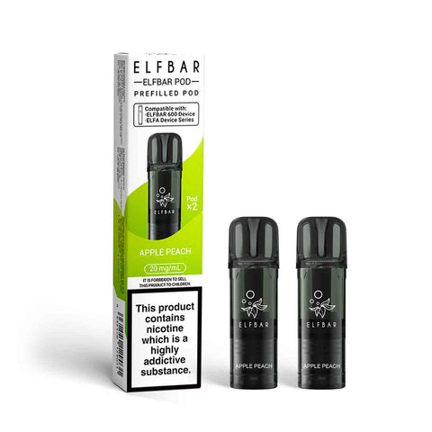 Elf Bar 600 Prefilled Pods Apple Peach