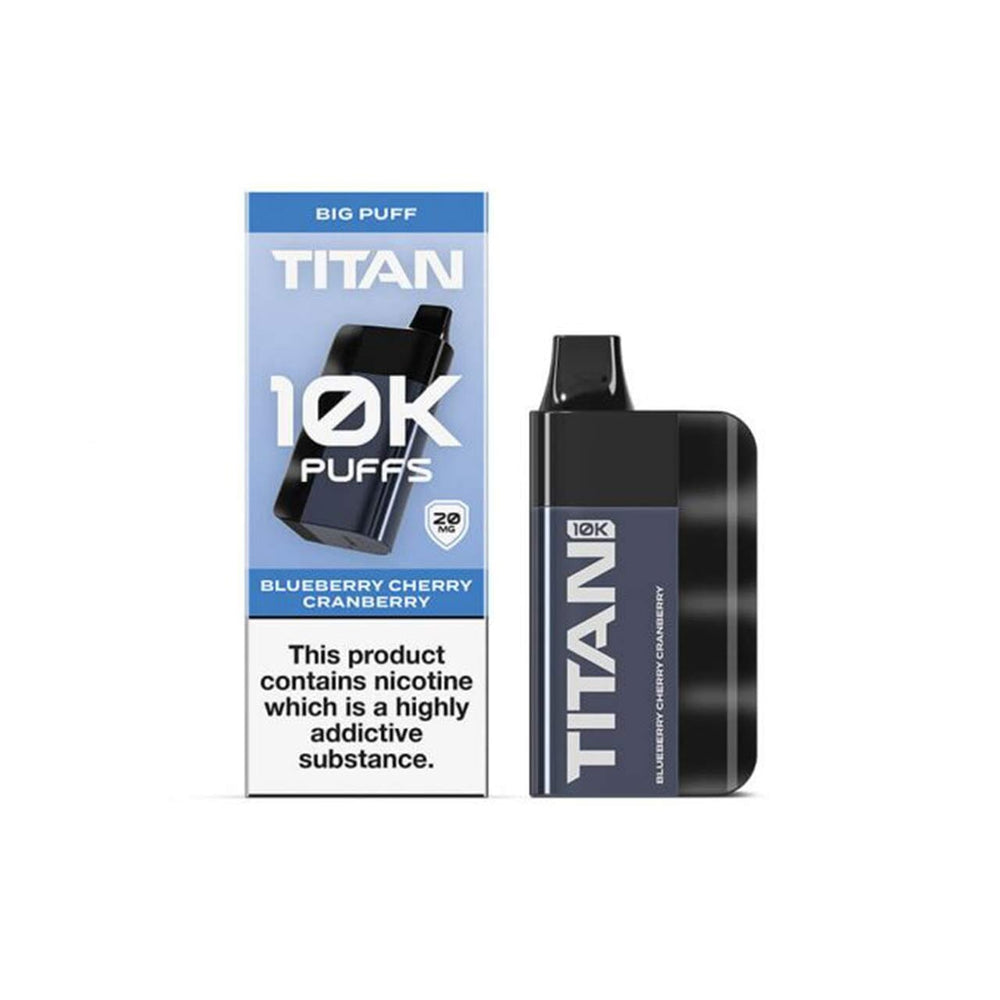 
                  
                    Titan 10K Disposable Vape Blueberry Cherry Cranberry
                  
                