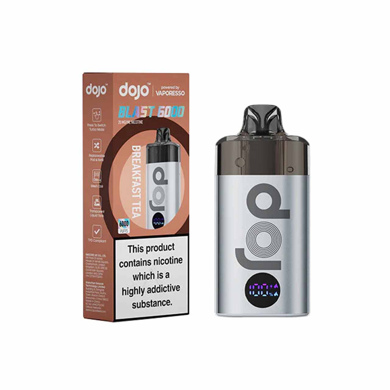 
                  
                    Vaporesso Dojo Blast 6000 Prefilled Pod Kit
                  
                