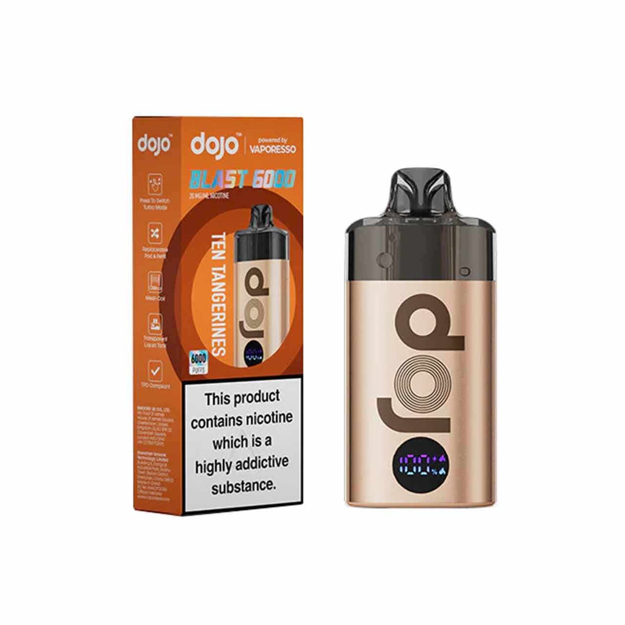 
                  
                    Vaporesso Dojo Blast 6000 Prefilled Pod Kit
                  
                