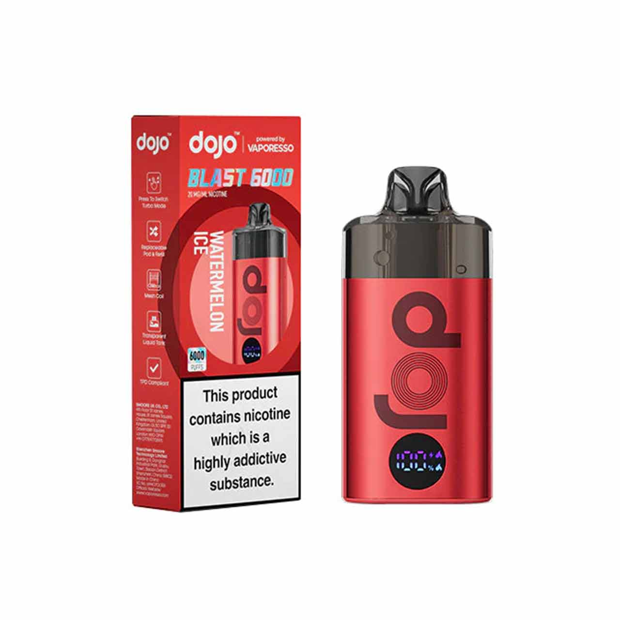 
                  
                    Vaporesso Dojo Blast 6000 Prefilled Pod Kit
                  
                