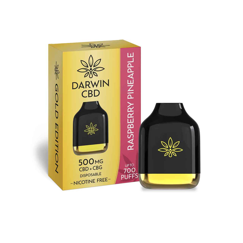 
                  
                    Darwin CBD + CBG Disposable raspberry pineapple
                  
                