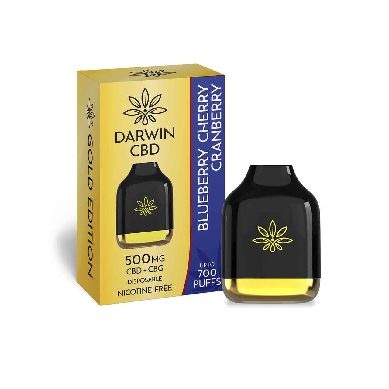 
                  
                    Darwin CBD and CBG Disposable Blueberry Cherry Cranberry
                  
                