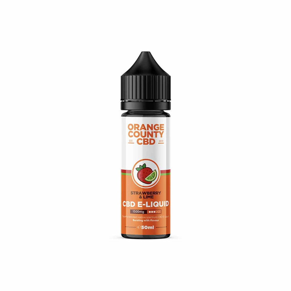 
                  
                    Orange County CBD Vape E-Liquid 1500mg strawberry lime
                  
                