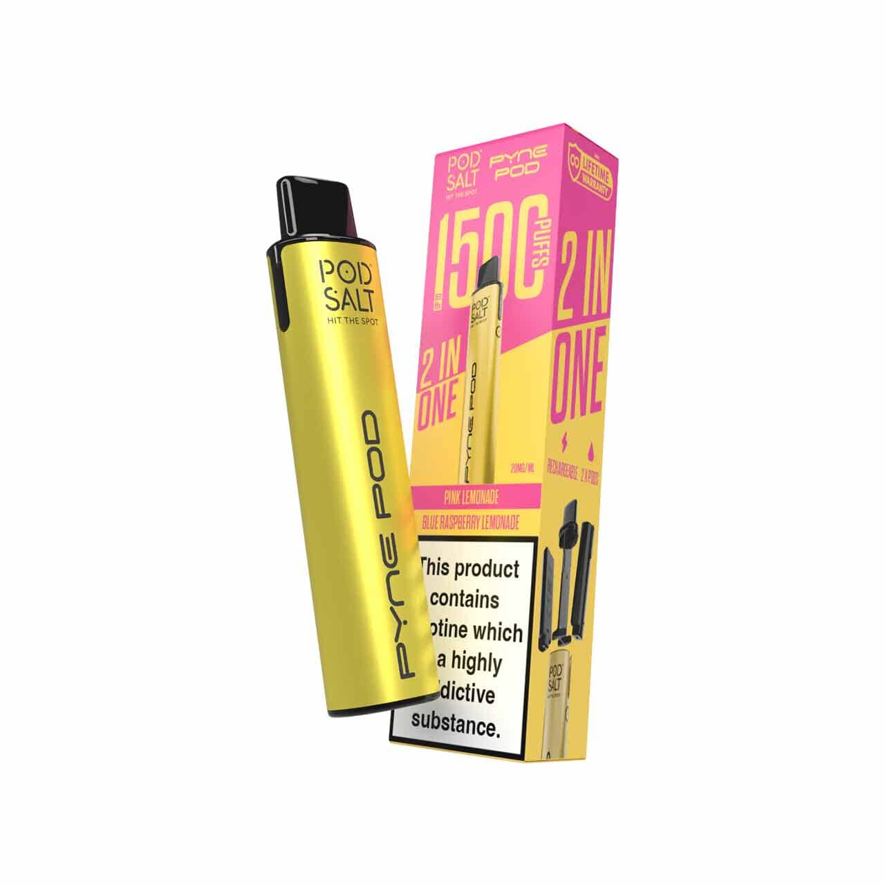 
                  
                    Pod Salt Pyne Pod 2 in One 1500 Puff Vape Kit
                  
                