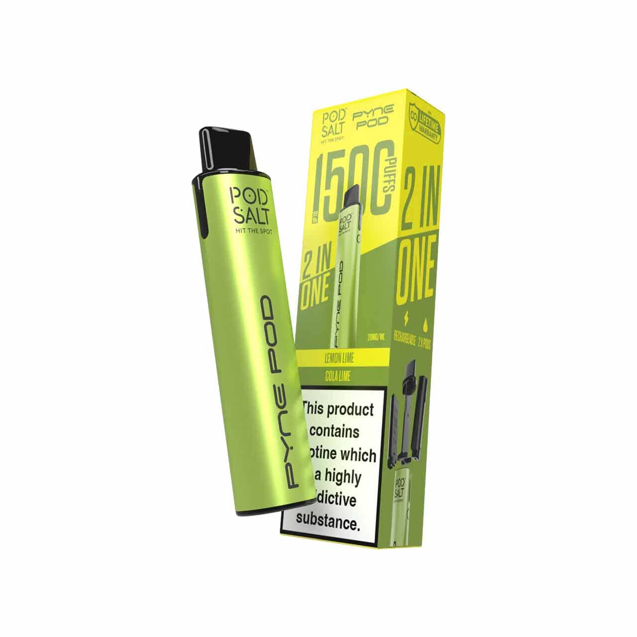 
                  
                    Pod Salt Pyne Pod 2 in One 1500 Puff Vape Kit
                  
                