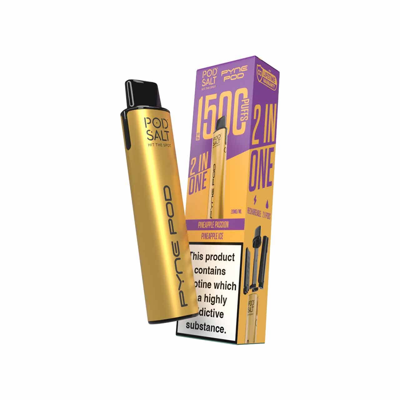 
                  
                    Pod Salt Pyne Pod 2 in One 1500 Puff Vape Kit
                  
                