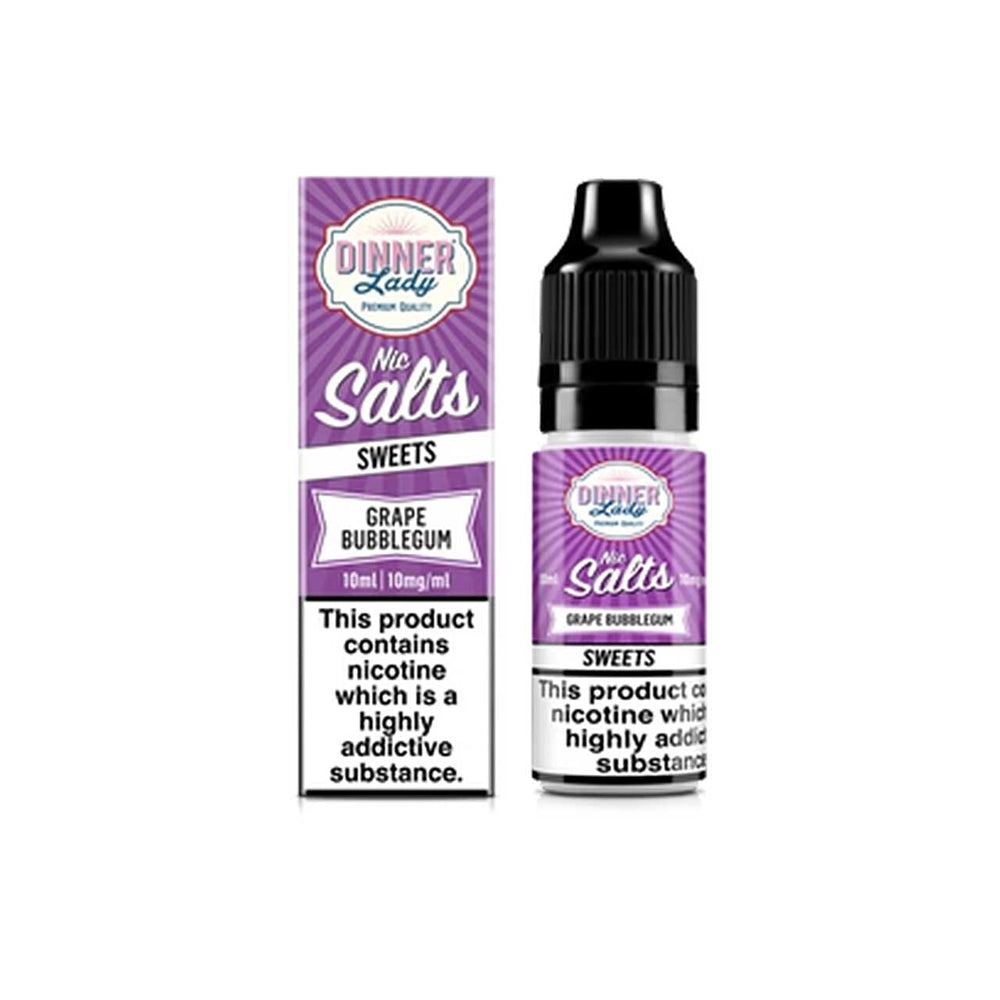 
                  
                    Grape Bubblegum Dinner Lady Nic Salt E-Liquid
                  
                