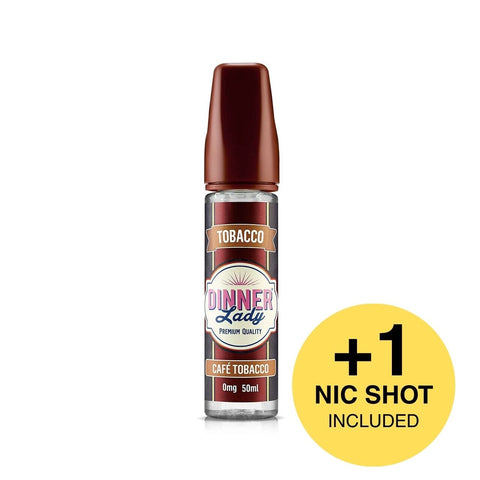 Dinner Lady Tobacco Flavoured Shortfill E-Liquids 50ml