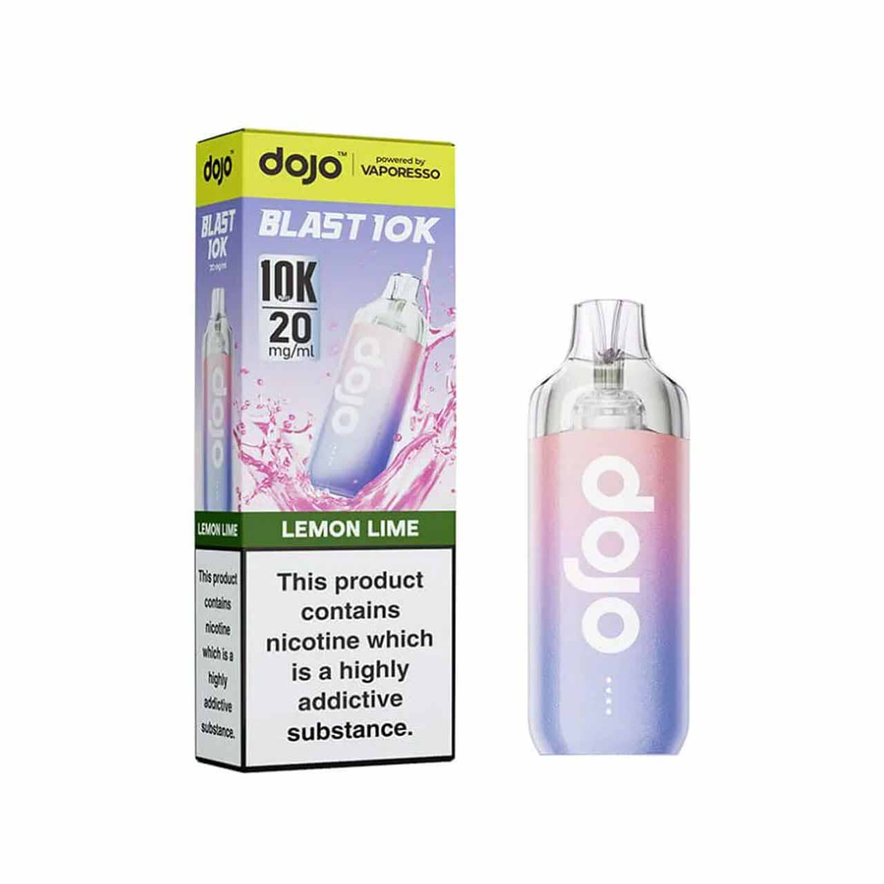 
                  
                    Vaporesso Dojo Blast 10K kit lemon lime with packaging white background
                  
                