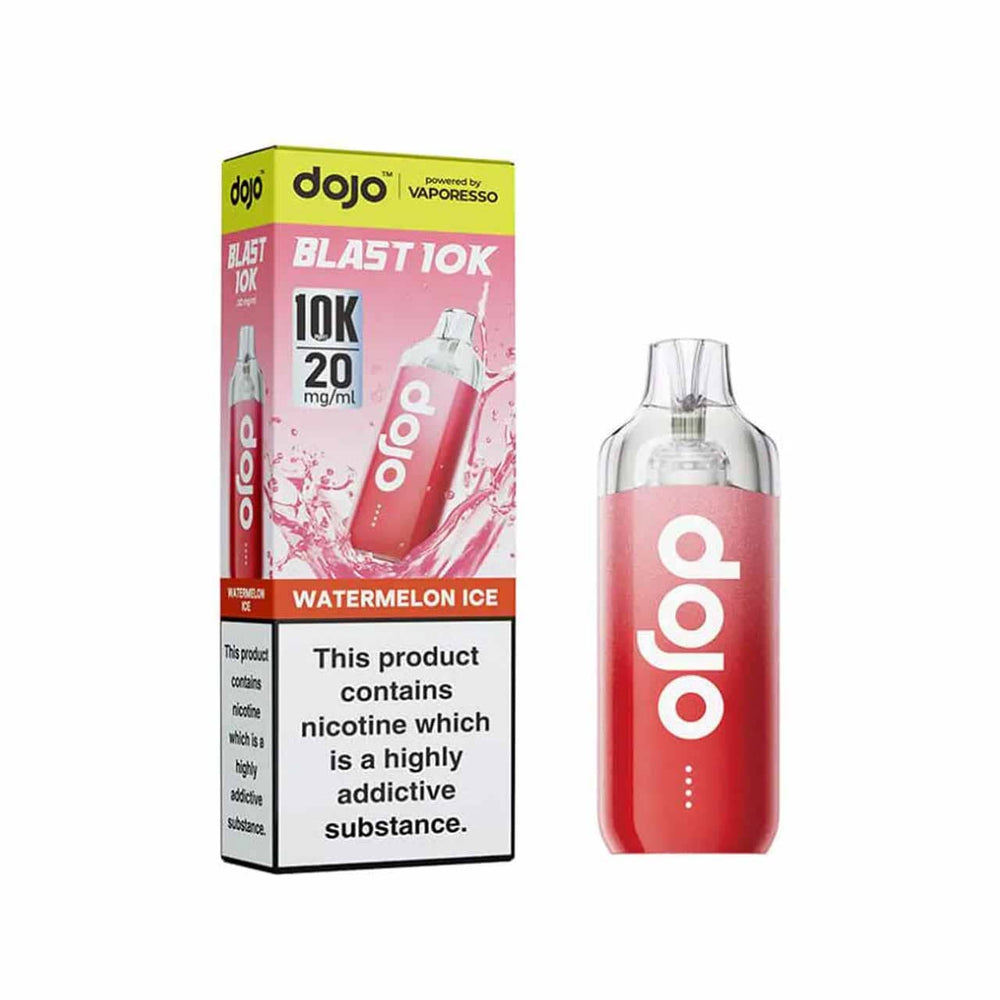 
                  
                    Vaporesso Dojo Blast 10K kit watermelon ice with packaging white background
                  
                