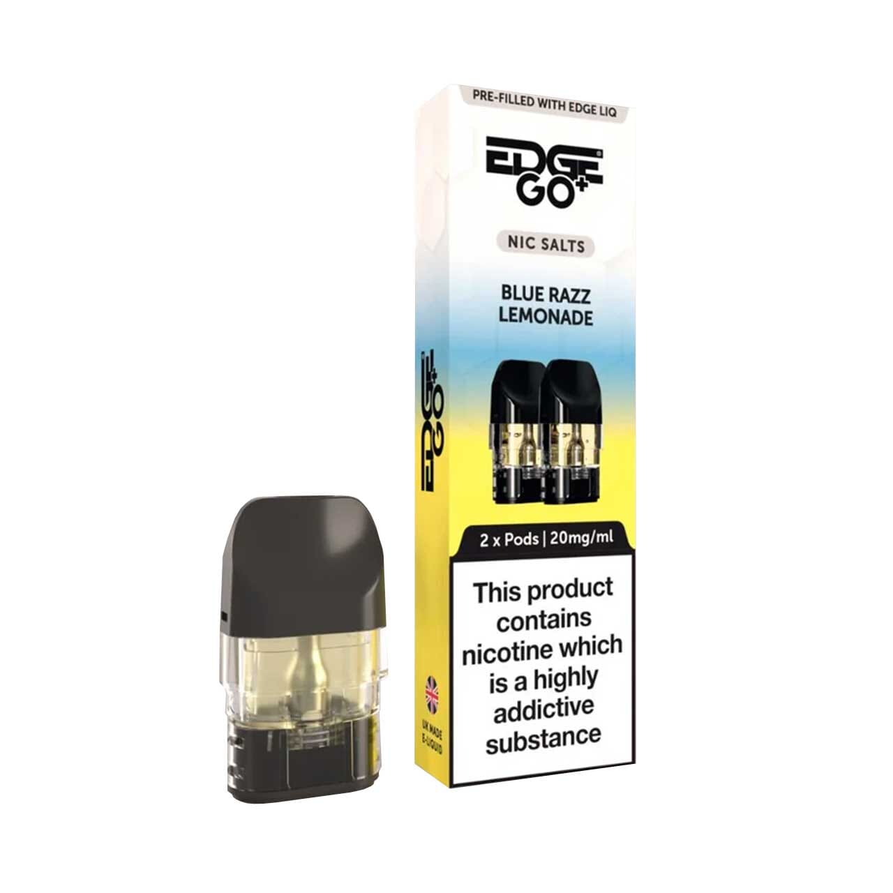 
                  
                    Edge Go Plus Prefilled Pods Blue Razz Lemonade
                  
                