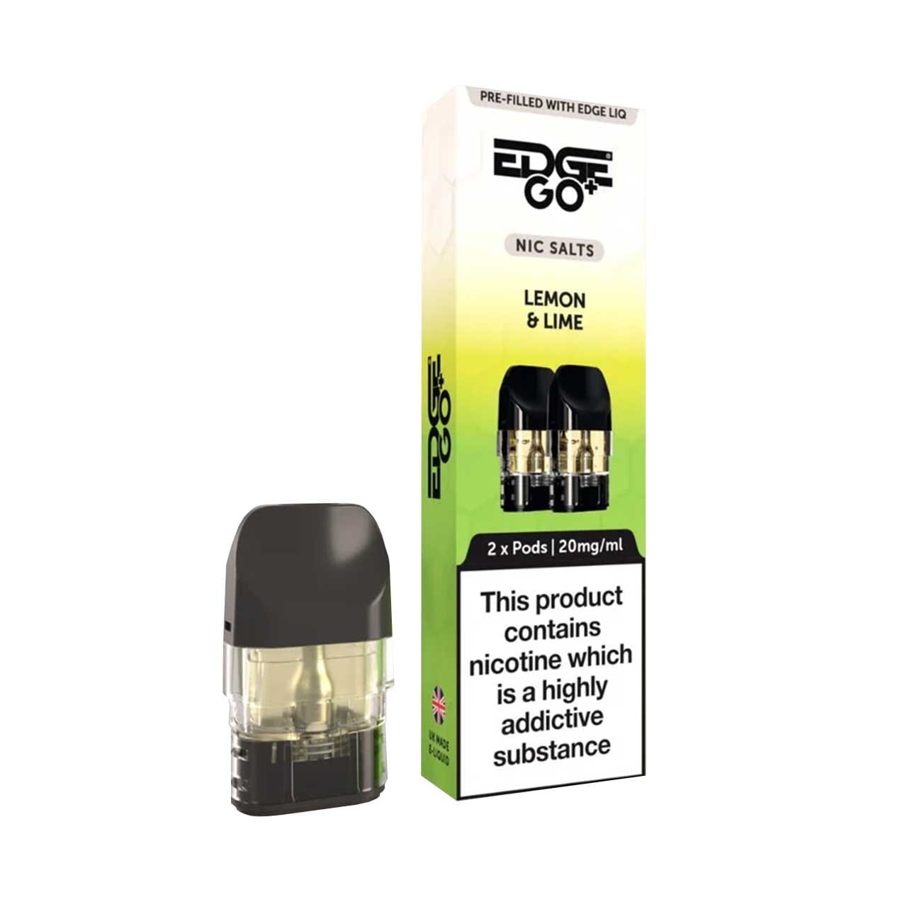 
                  
                    Edge Go Plus Prefilled Pods Lemon Lime
                  
                