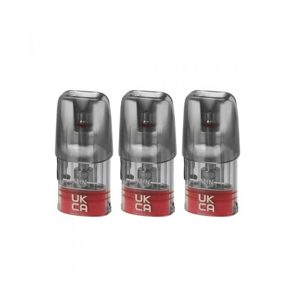 
                  
                    Three transparent Elf Bar Mate 500 vape pods with red bases on a white background
                  
                