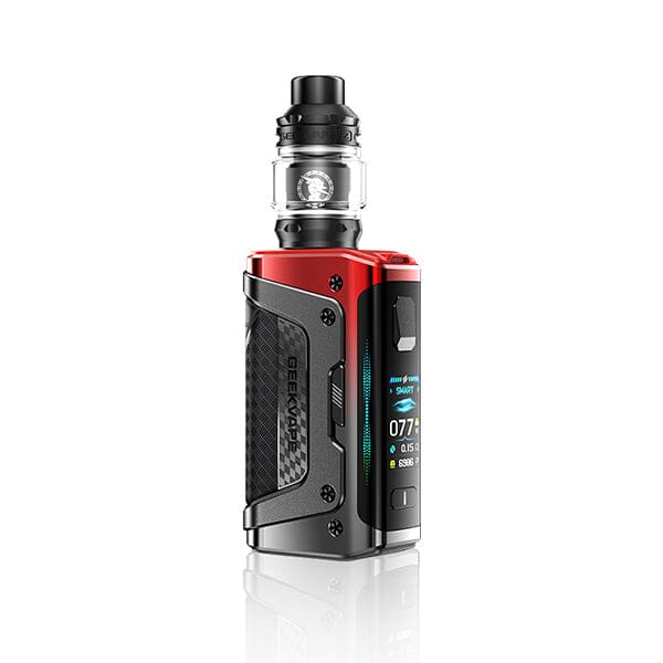 
                  
                    Geekvape Aegis Legend 5 with turbo red colour on a white background
                  
                