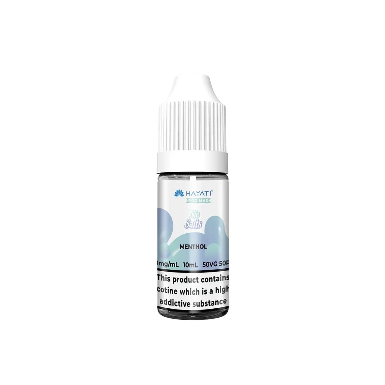 
                  
                    Hayati Pro Max vape juice bottle with menthol flavour on a white background
                  
                