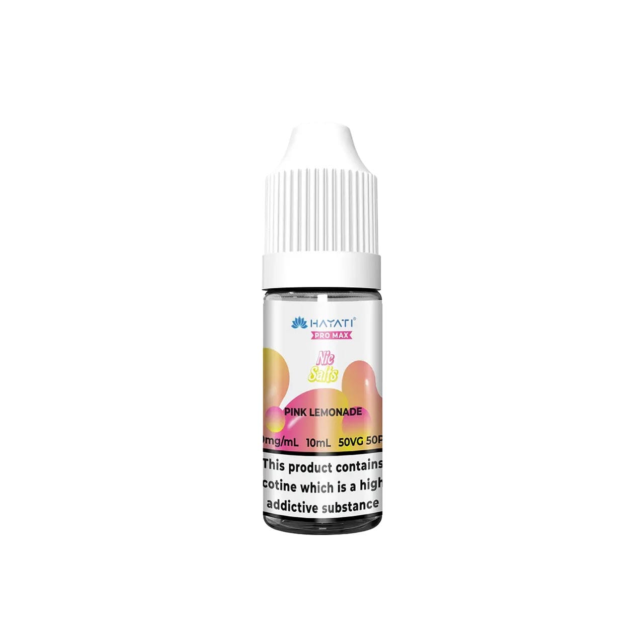 
                  
                    Hayati Pro Max vape juice bottle with pink lemonade flavour on a white background
                  
                
