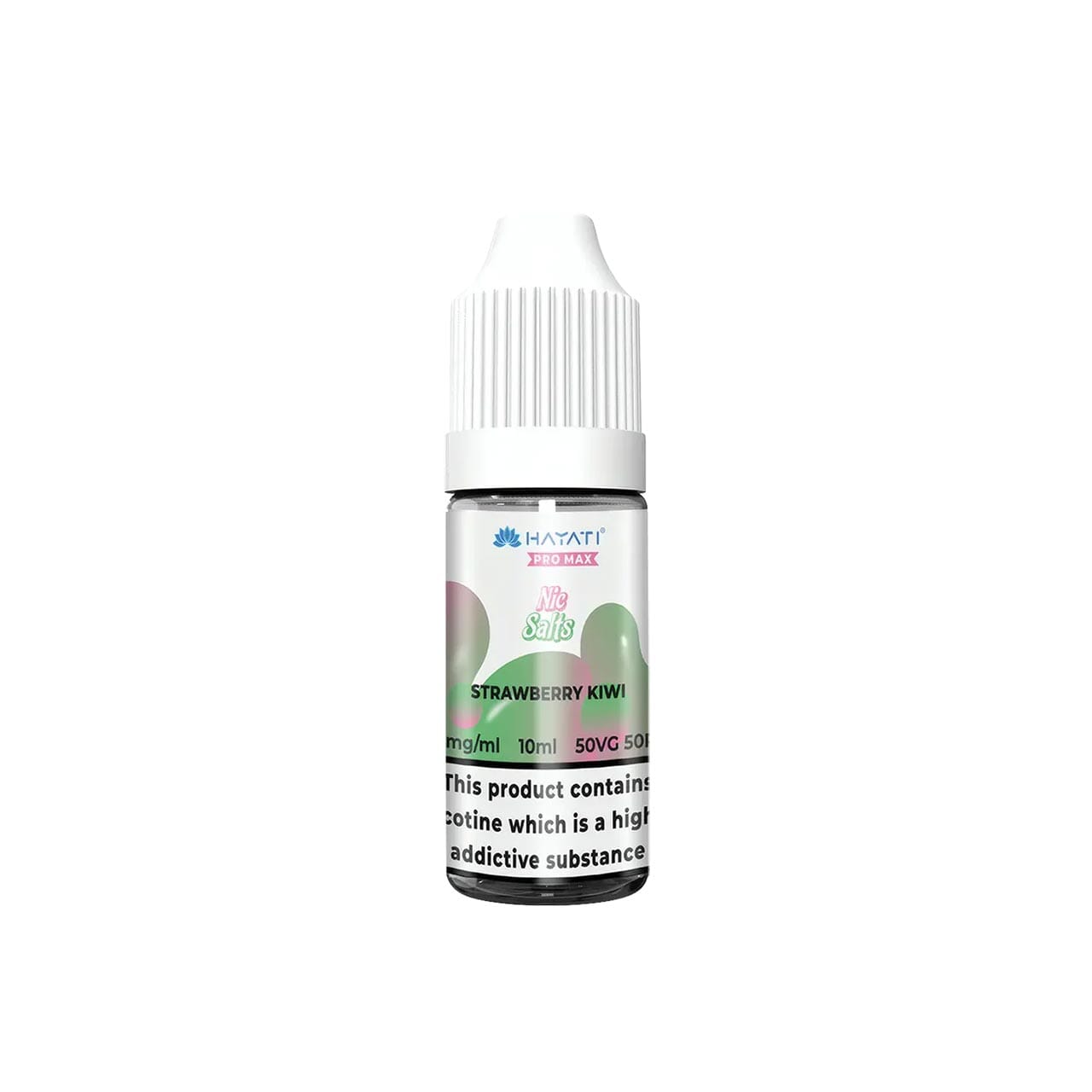 
                  
                    Hayati Pro Max vape juice bottle with strawberry kiwi flavour on a white background
                  
                