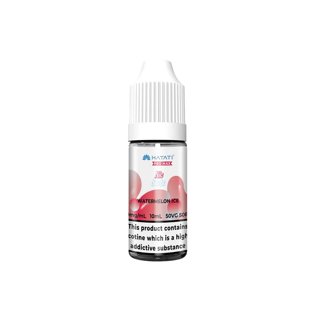 
                  
                    Hayati Pro Max vape juice bottle with watermelon ice flavour on a white background
                  
                