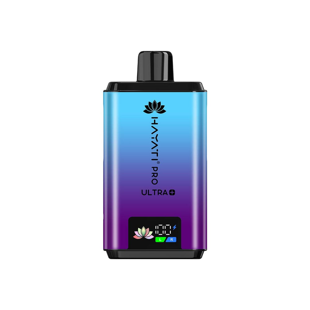 Hayati Pro Ultra Plus purple design on a white background