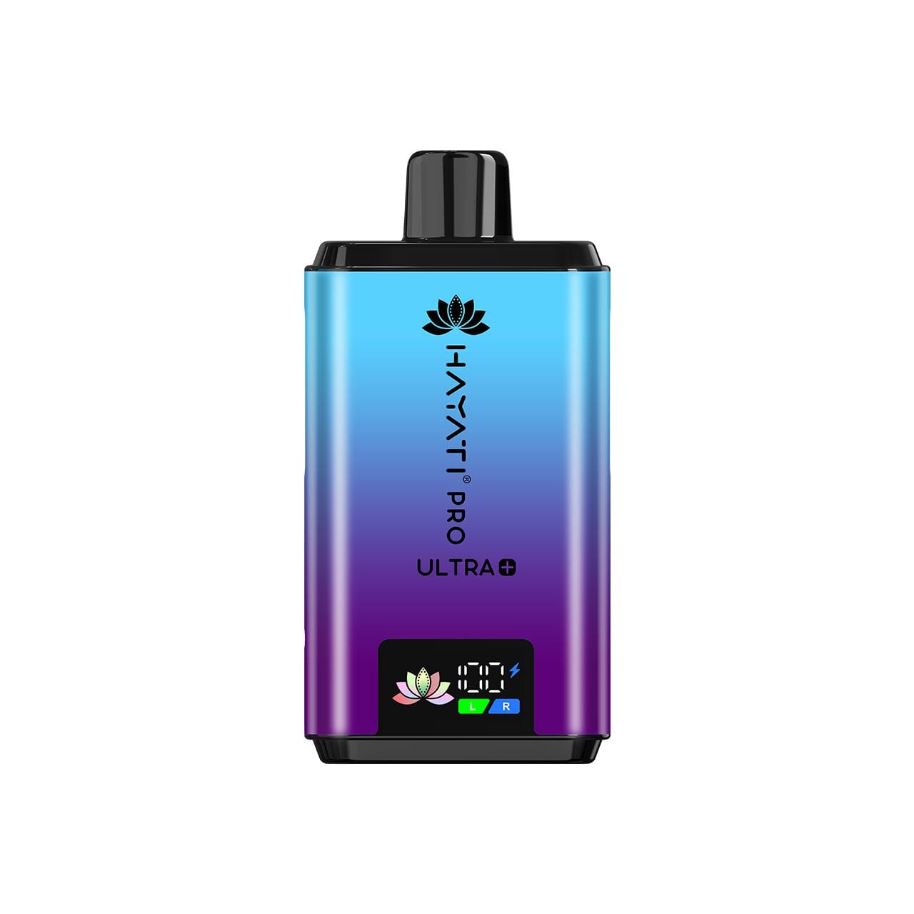 Hayati Pro Ultra Plus purple design on a white background