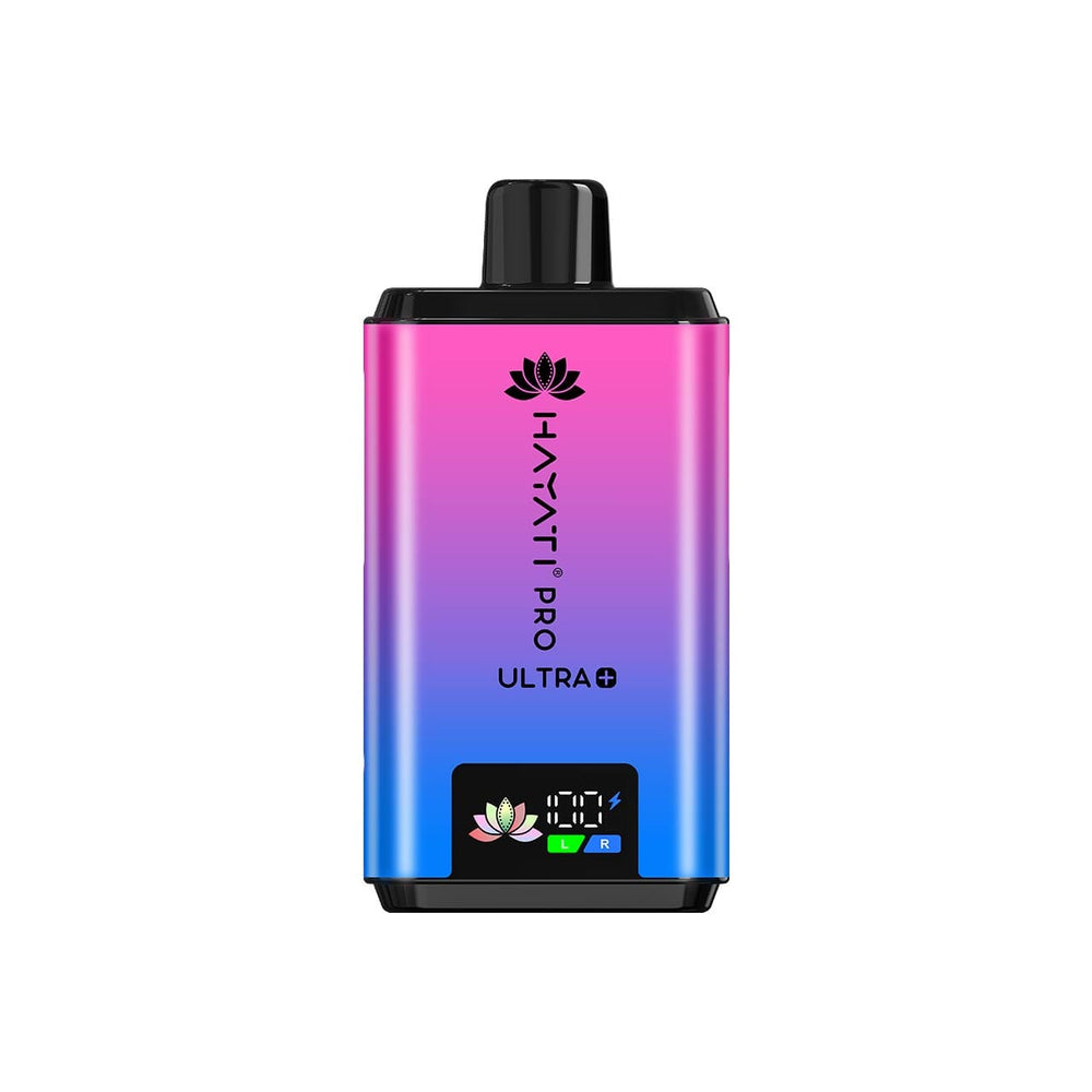 
                  
                    Hayati Pro Ultra Plus purple gradient design on a white background
                  
                
