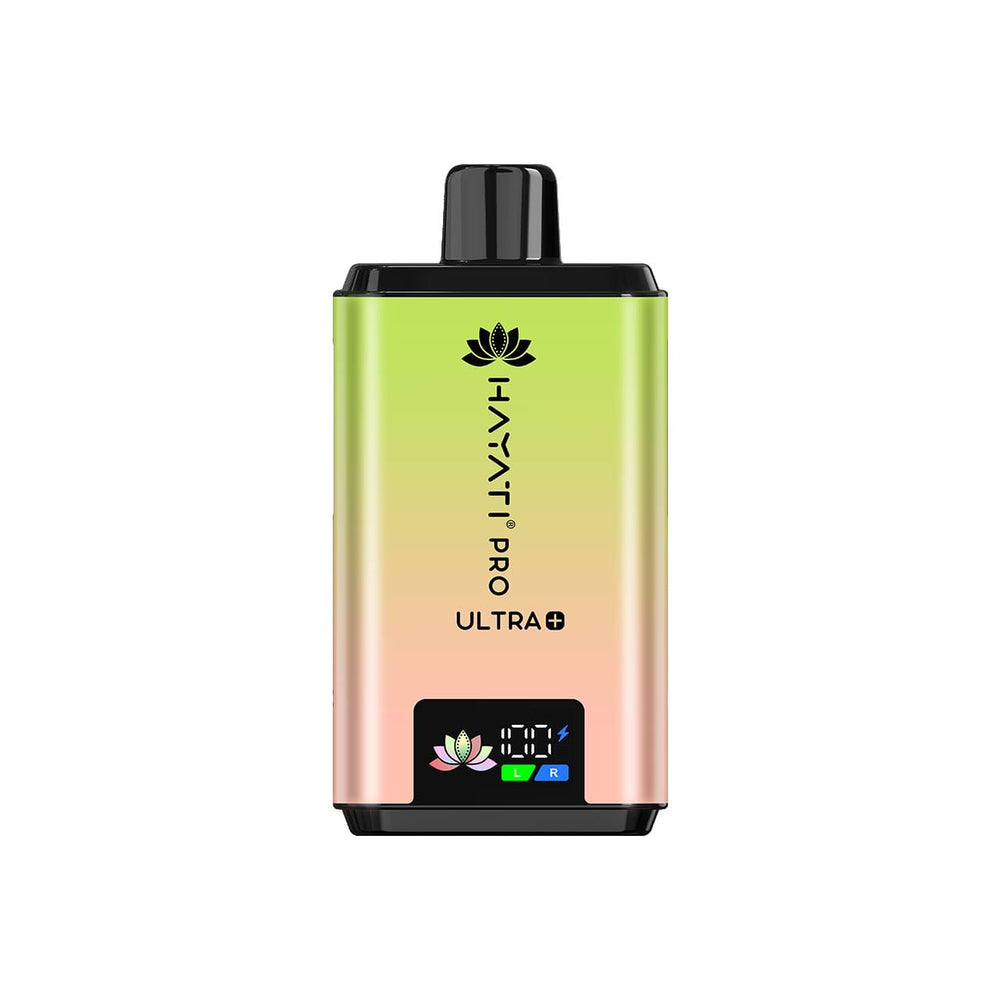 
                  
                    Hayati Pro Ultra Plus yellow and green design on a white background
                  
                
