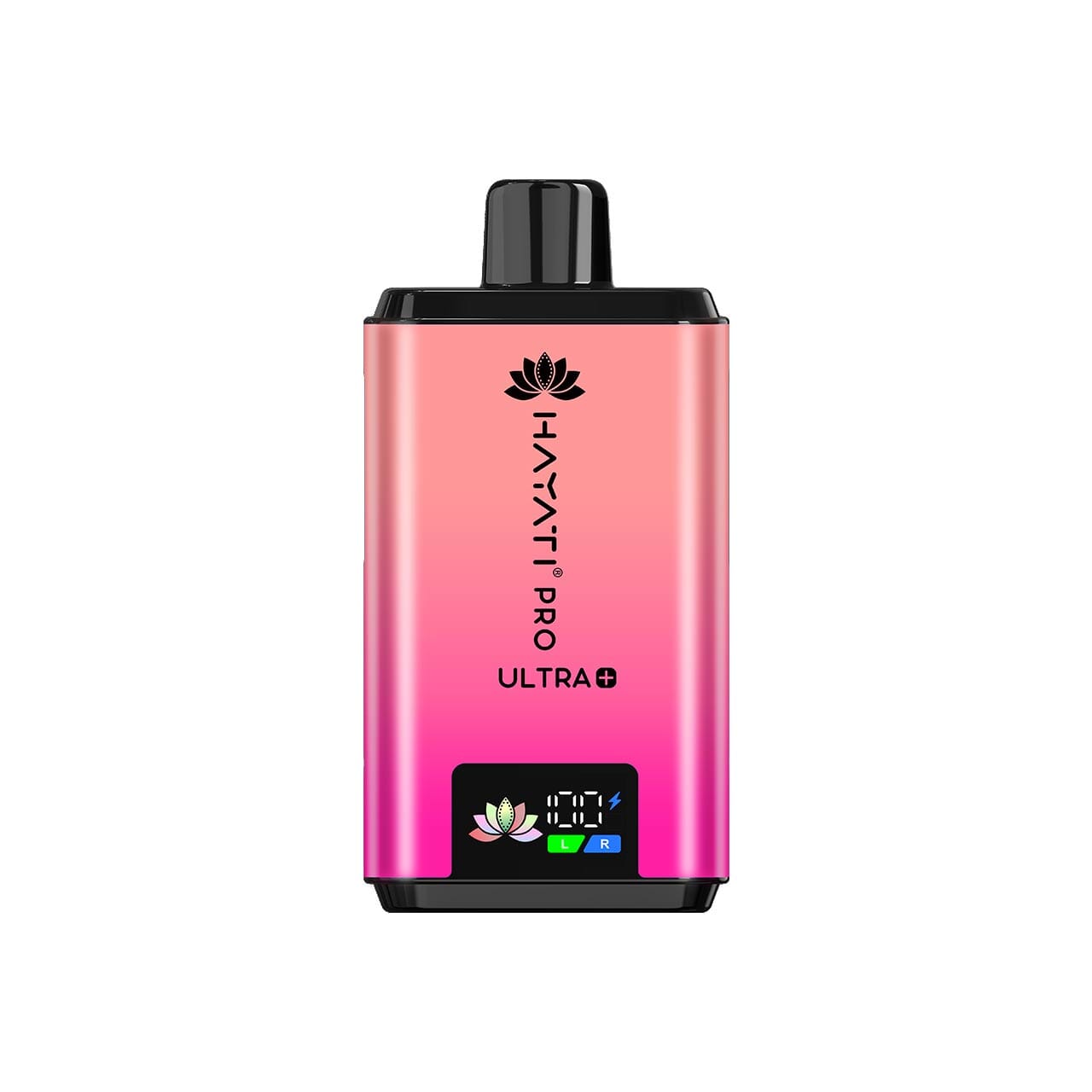 
                  
                    Hayati Pro Ultra Plus pink design on a white background
                  
                