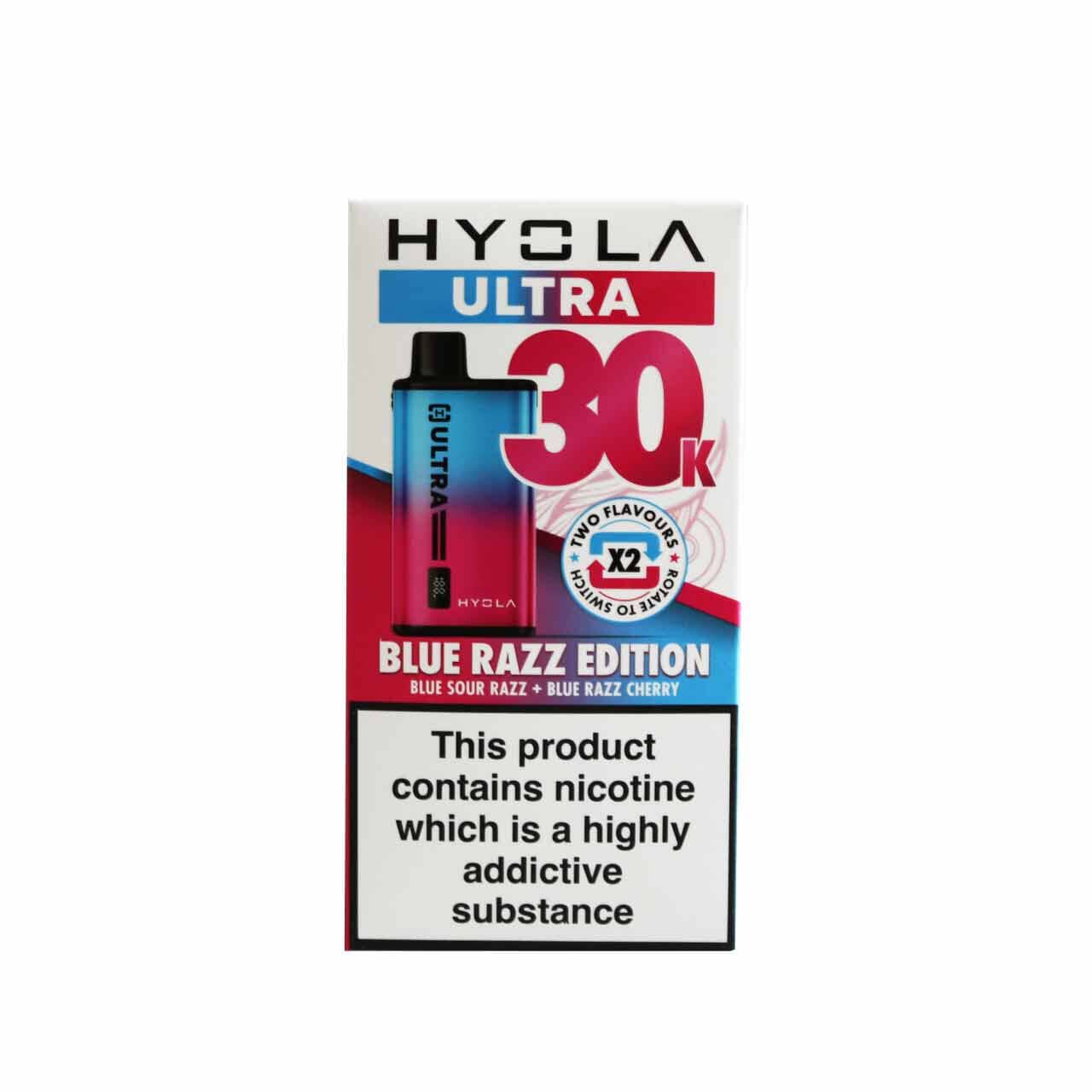 
                  
                    Hyola Ultra 30K kit blue razz edition white background
                  
                