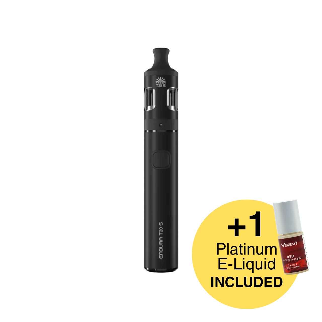 
                  
                    Innokin Endura T-20S - Black Colour - Plus 1 Platinum E-Liquid Included
                  
                